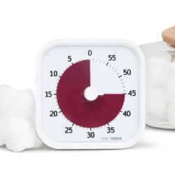 TIME TIMER MOD (ÉDITION MAISON) - 60 MINUTES - BLANC COTON